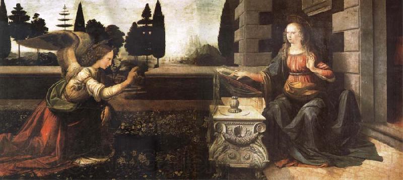 LEONARDO da Vinci The Anunciacion Norge oil painting art